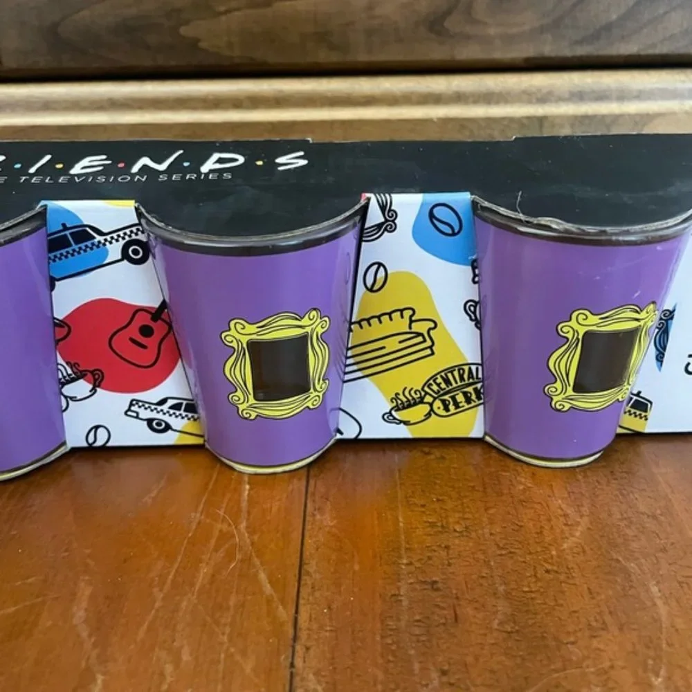 New Friends Purple Shot Glasses - Peephole Picture Frame - Picture 6 of 9